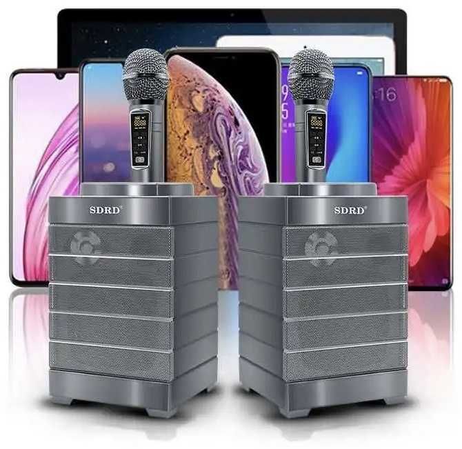 Портативная колонка SDRD SD-128 серый