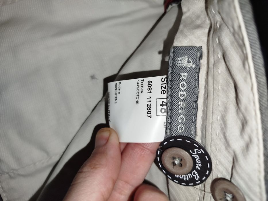 Vand sacou și pantalon bumbac nou din italia