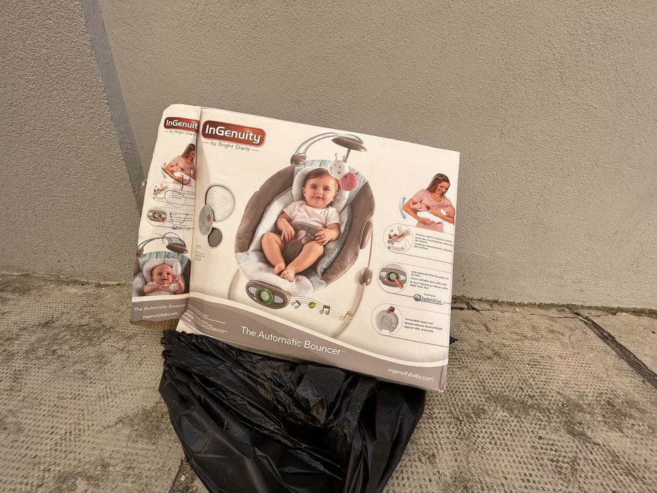 Scaun / bouncer copii si centru activitati / māsutā interactivā