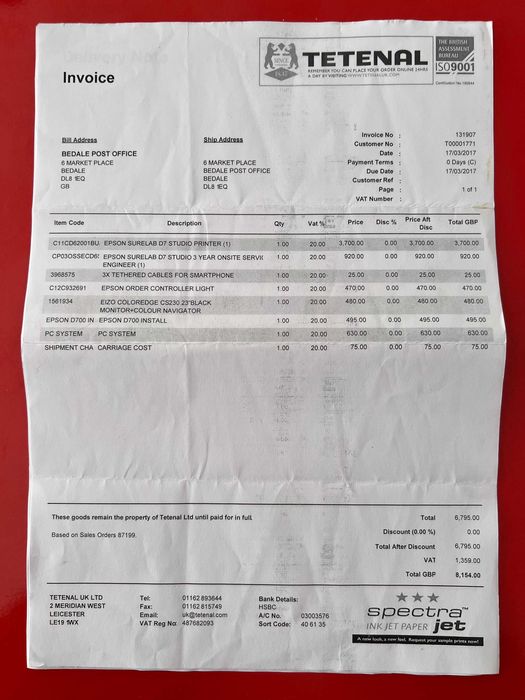 Станция за печат на снимки и други G6 Kiosk с принтер EPSON D700