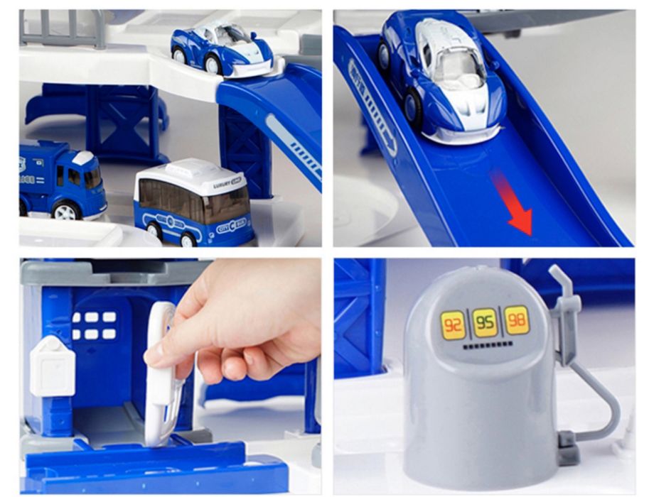 Авто трек. Машинки и стоянки