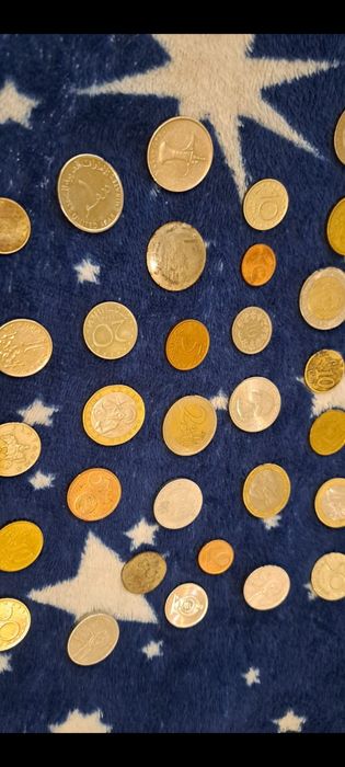 Colecție monede vechi si noi