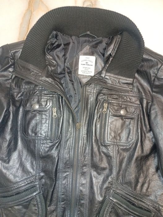Tom Tailor кожено яке M - 35 лв