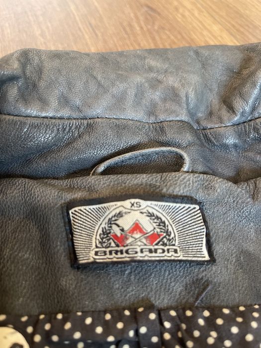 Кожено яке естествена кожа XS размер,сафари XS