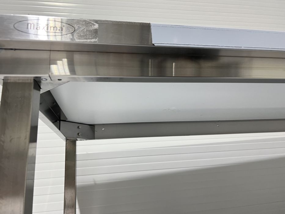 Mese inox linia 600 sau 700 polita intermediara - cu / fara rebord noi