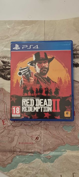 Игра за PS4 Red dead redempition 2 два диска и карта