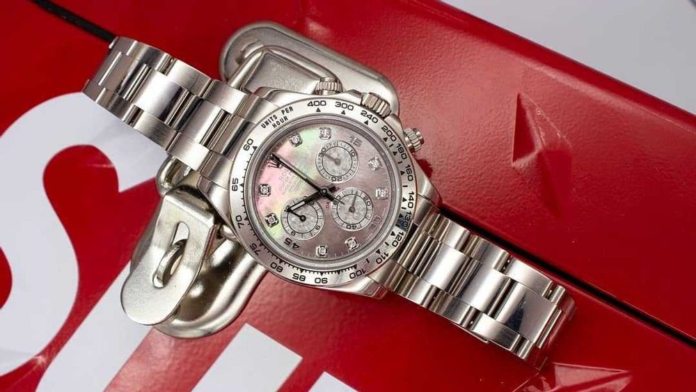 rolex daytona 40mm Pearl Dial