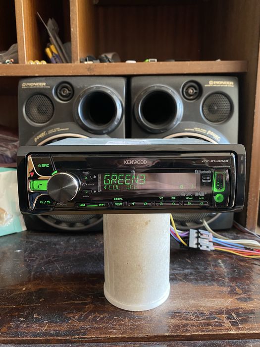 Kenwood KDC-BT49DAB - ВИСОК КЛАС - USB Bluetooth CD за кола сд радио