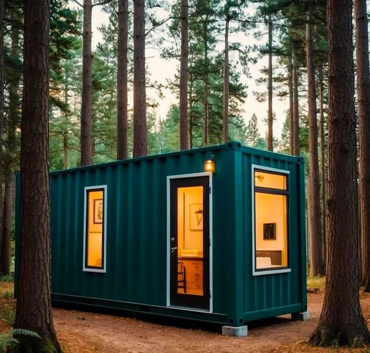 Контейнер модульный домик офис и металлоконструкции  сэндвич  панелей