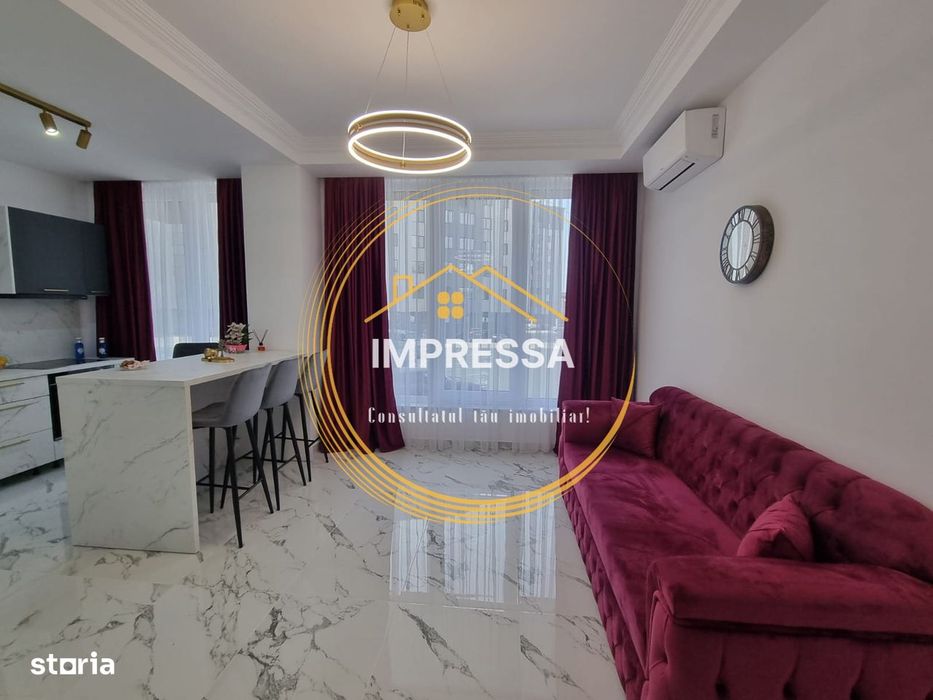 Se inchiriaza apartament 2 camere mobilat si utilat complet 400e