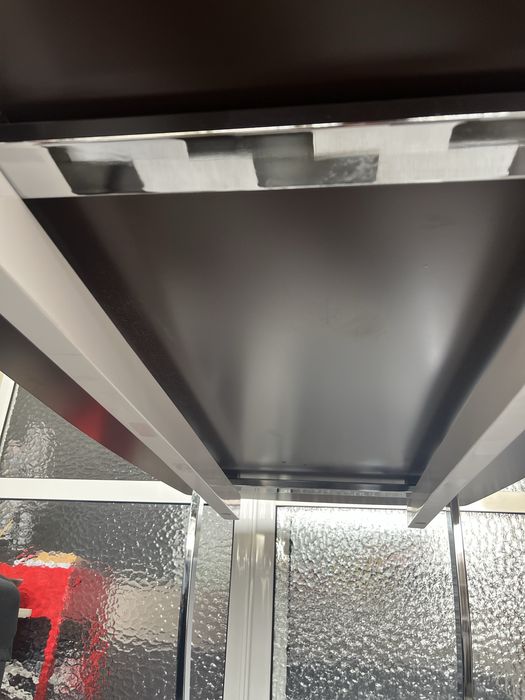 Стъклена трапезарна маса 160/90/76 - WENGE