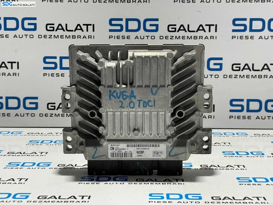 ECU Calculator Motor Continental Ford Kuga 2.0 TDCI 2008 - 2013 Cod 8V41-12A650-AF 5WS40583G [L2807]