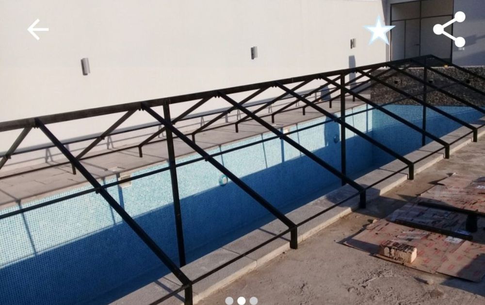 Бассейн тент навес закрыт Тент баннер ПВХ банер установки baner сетка