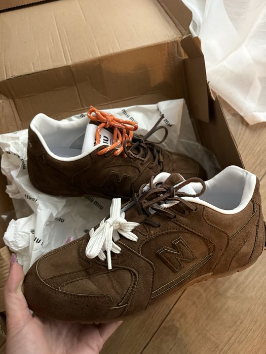 Sneakers New Balance x Miu Miu Chocolate Brown Virali
