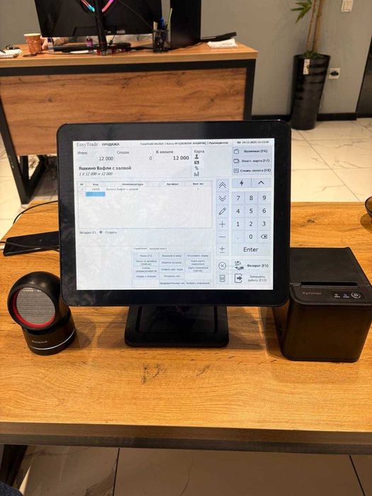 Моноблок, Чек Принтер, Сканер + Программа БЕЗ абонентской платы