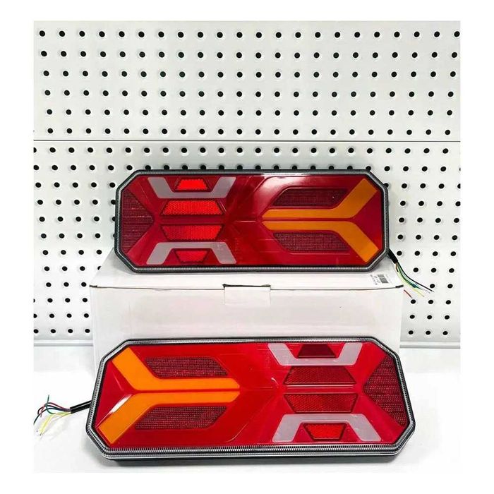 LED стопове за ремарке 34.5 см – 5 функции, динамичен мигач, 12V/24V