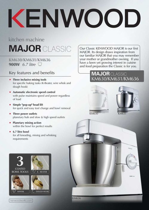 Robotul planetar KENWOOD nu l-am folosit niciodată