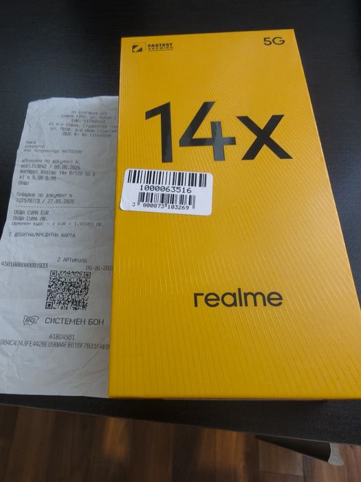 Realme 14x - нов, не отварян!