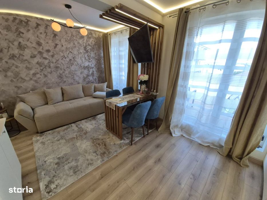 Apartament modern/ 2camere/ bloc nou/ balcon 12mp/ zona Terra