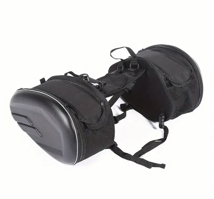 Genti laterale moto coburi extensibile portbagaj, 58L, impermeabile