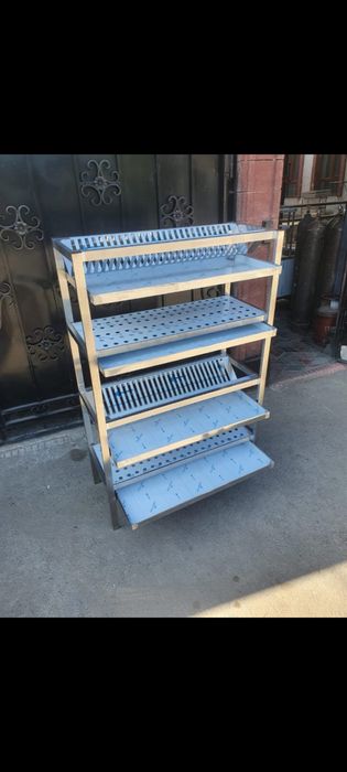 Мойки стеллажи сушилки столы