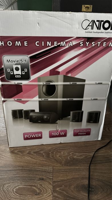 Sistem Canton Movie 70 - 5.1 + receiver yamaha RX-V375