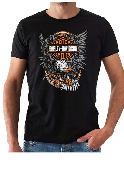 Тениски Harley Davidson с къс ръкав - 4 модела , мъжка дамски и детски фланелки с печат щампа XS-5XL