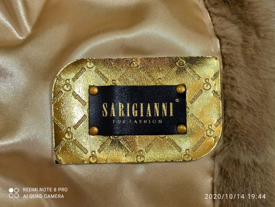 НОВАЯ ШУБА норковая, редкий цвет, фирма "Sarigianni" made Греция