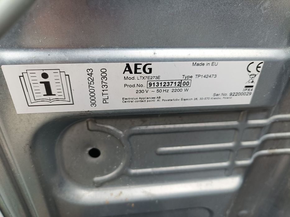 mașină de spălat AEG 7kg verticala