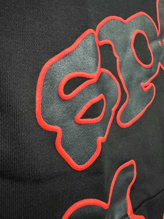 Sp5der Beluga Hoodie Black/Red