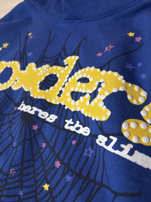 hoodie sp5der | spider blue tc