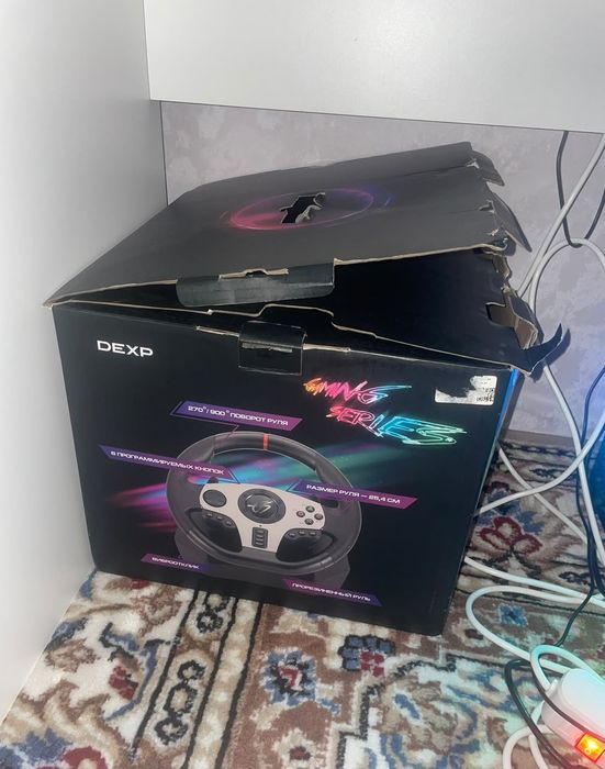 Продам игровой руль Dexp wheelman pro gt