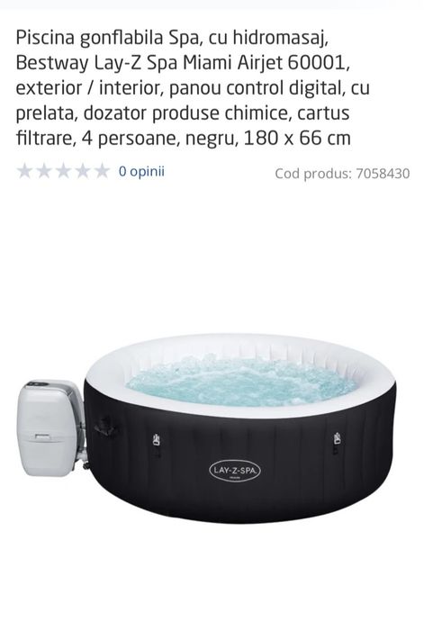 Piscina jacuzzi spa gonflabilă masaj