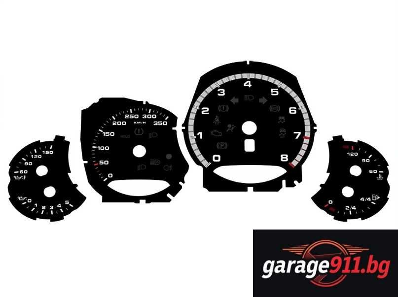Циферблати километраж Porsche Cayenne Panamera Macan Cayman 911 Boxter