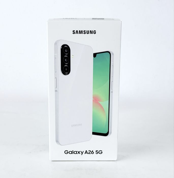 НОВ! Samsung Galaxy A26 5G 256GB 8RAM White 2г. Гаранция!