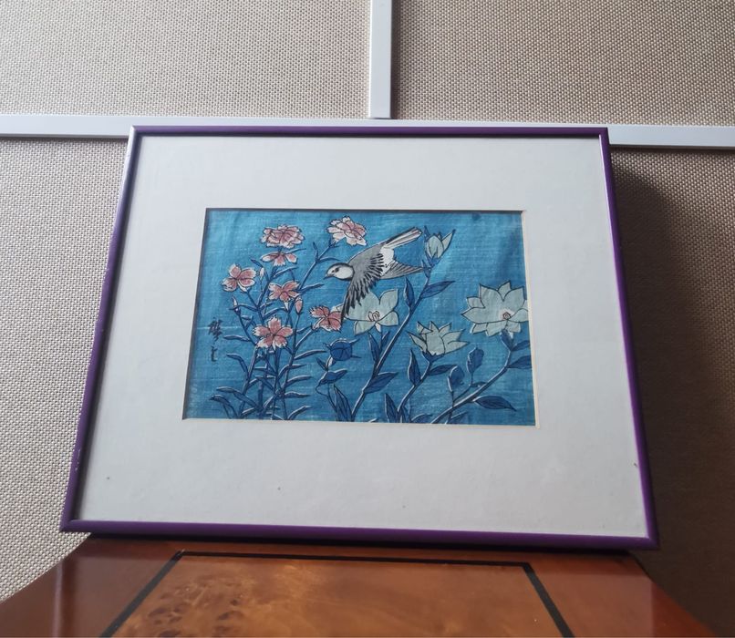 Антикварна картина авторска номерирана лимитирана подписана датирана