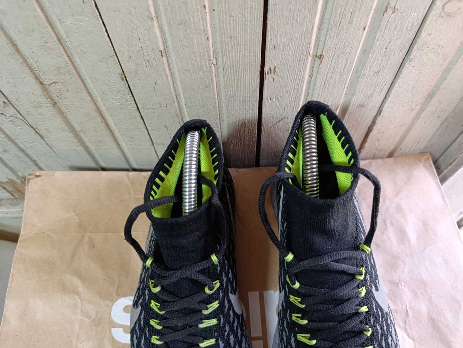 Nike Lunarepic Flyknit Shield Black Silver Volt''оригинални маратонки