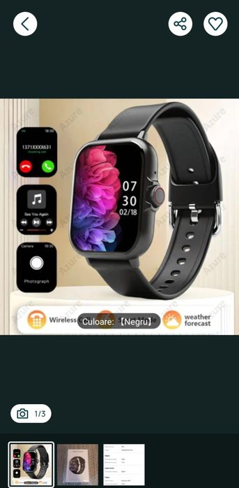 Smartwatch, ceas inteligent, nou