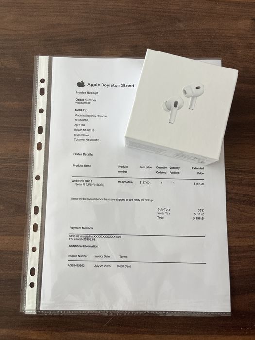AirPods Pro 2  Фабрично запечатани