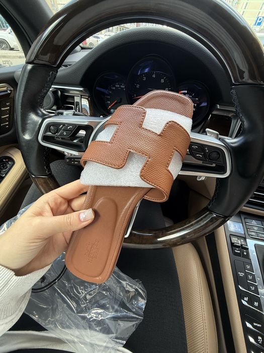 Шлепки босоножки hermes