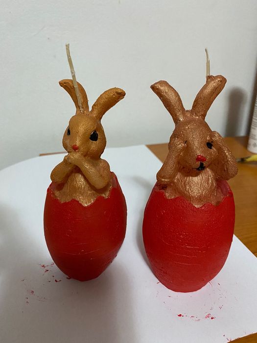 Matrita lumanari/ forma din silicon iepuras