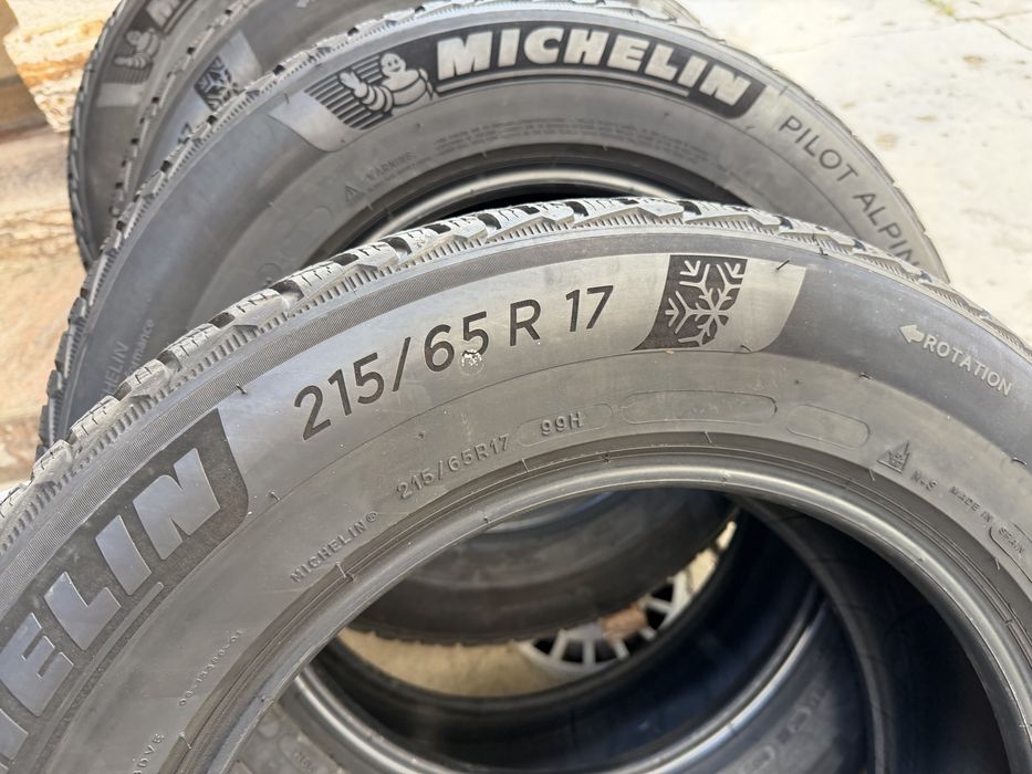 4 Anvelope Iarnă Michelin Pilot Alpin 5 MO – 215/65 R17 – DOT 2024