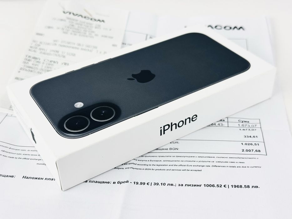 НОВ! Apple iPhone 17 512GB Black 2г. Гаранция!