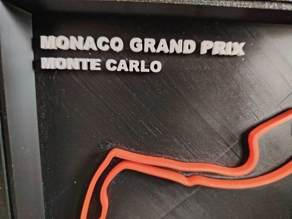 3D рамка Monaco GrandPrix – персонализиран подарък за фен на Формула 1