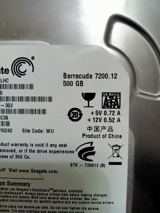 Продам жестки диск 500гб