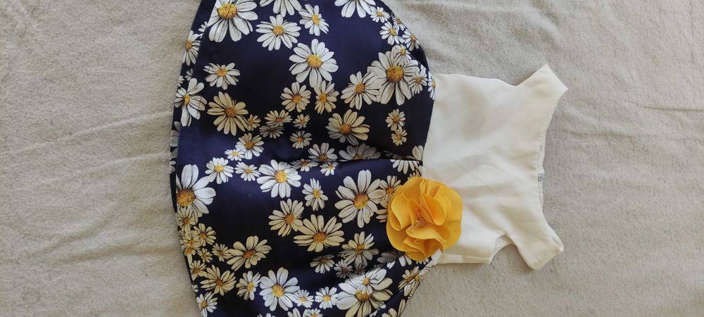 Официална лятна рокля, 98см