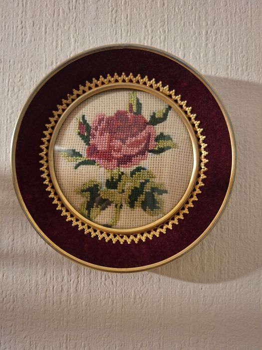 Гоблен в рамка   Роза