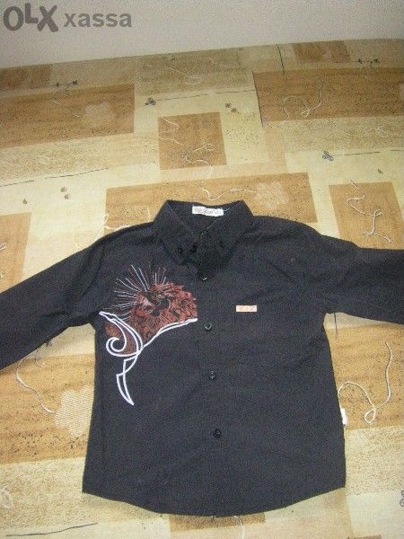 Детска риза с дълъг ръкав