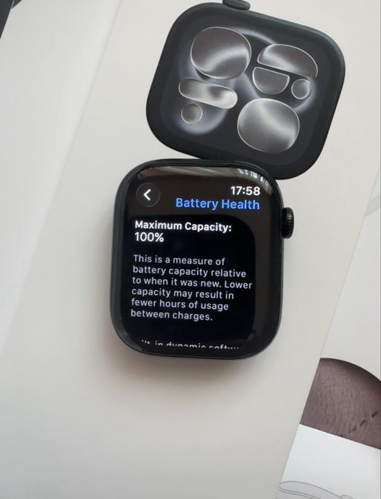 Apple watch 11 Jet Black 46mm В ГАРАНЦИЯ ДО 2027г.