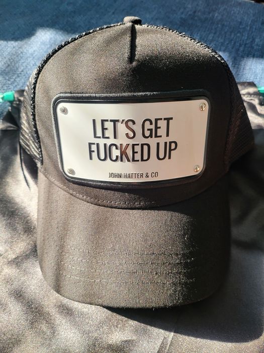 Sapca Originala JOHN HATTER & CO Premium Alum Let's get fucked up